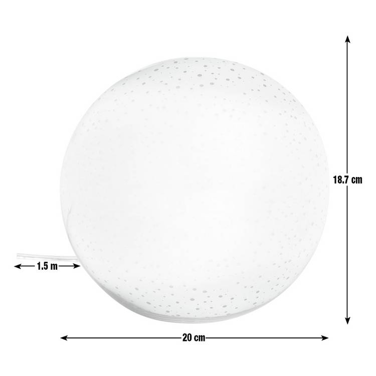 Argos Home Galaxy glass sphere table lamp - British product