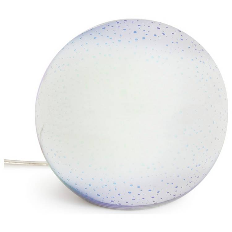 Argos Home Galaxy glass sphere table lamp - British product