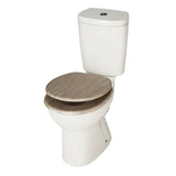 Argos Home wood effect toilet seat in grey, UK version