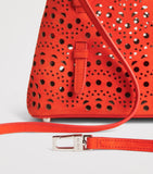 Alaïa Le Mina tote bag nubuck leather 17x20cm, imported from the UK