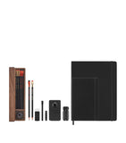 Moleskine Blackwing Atelier pencil and sketchbook set with walnut box, imported from the UK