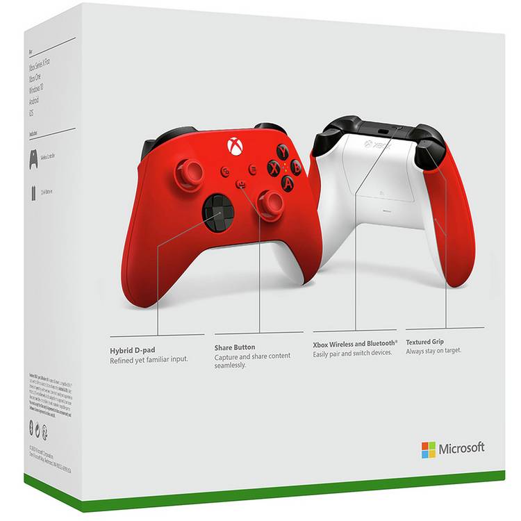 Xbox wireless controller Pulse Red, imported from the UK