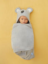 Next JoJo Maman Bébé Koala Baby Cuddler Towel 60 x 105cm- Buy online at McGrocer