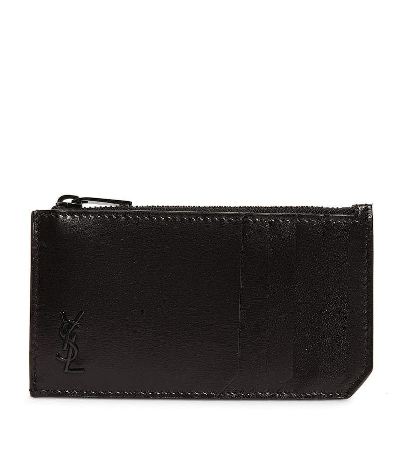 Saint Laurent card holder with monogram detail, UK version