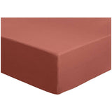 Argos Habitat Plain Rust Fitted Sheet Single- Buy online at McGrocer