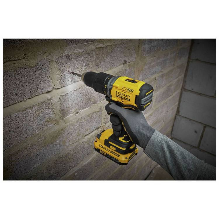 Stanley Fatmax 18V cordless hammer drill set - British product