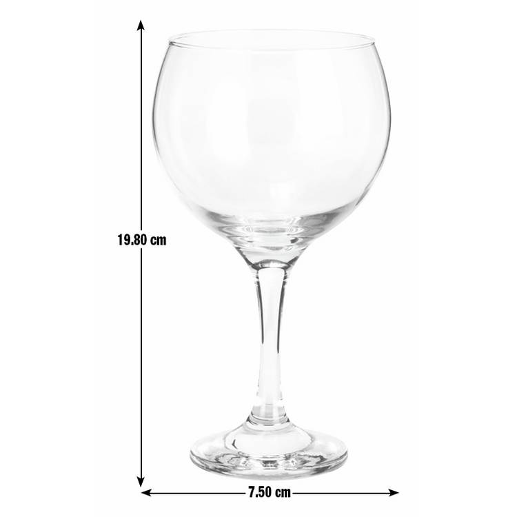 Argos Home set of 6 gin glasses 630ml (British brand)