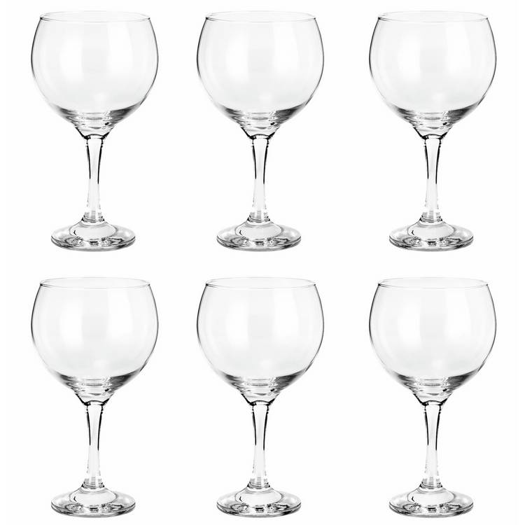 Argos Home set of 6 gin glasses 630ml (British brand)
