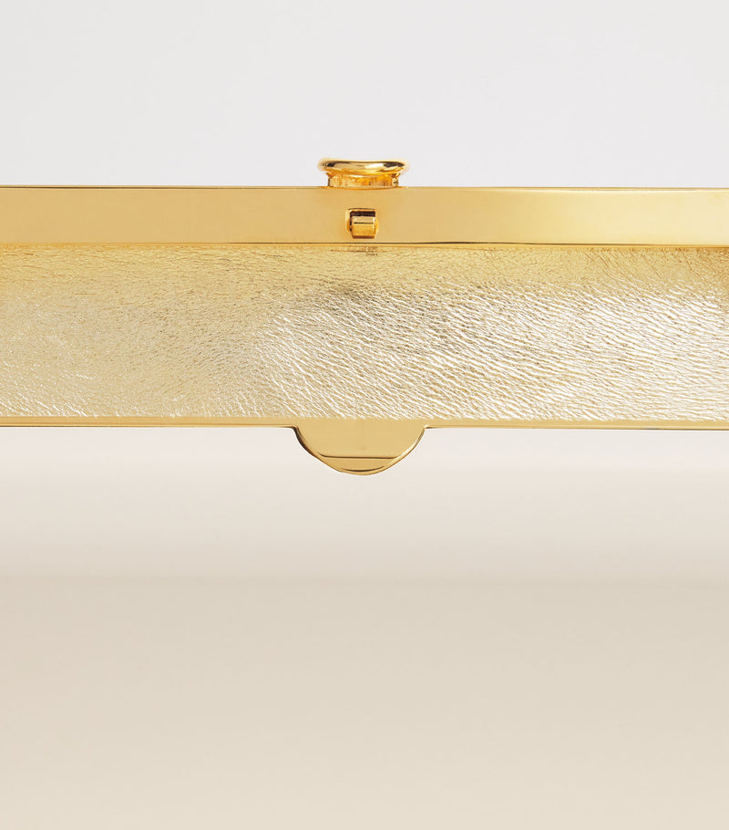 Jeffrey Levinson mirrored Finley clutch bag (British brand)
