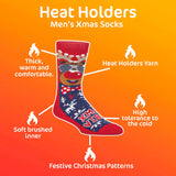 Heat Holders Novelty Thermal Christmas Socks, imported from the UK
