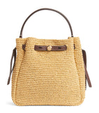 Tory Burch Romy bucket bag in raffia, UK version