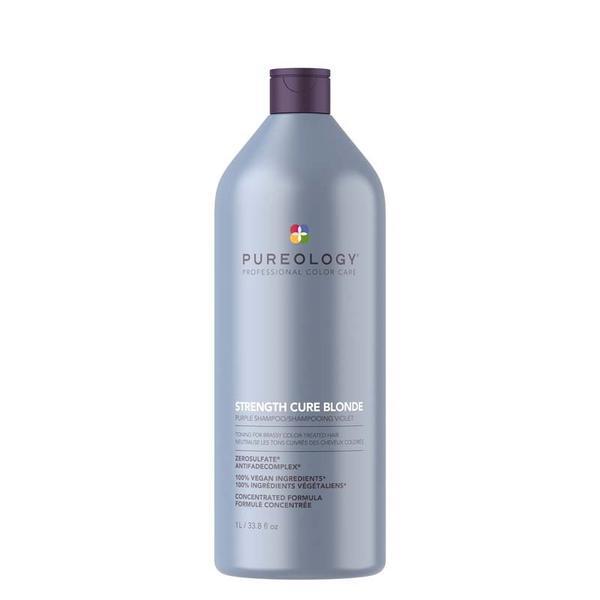 Pureology Strength Cure Blonde Shampoo 1000ml, imported from the UK
