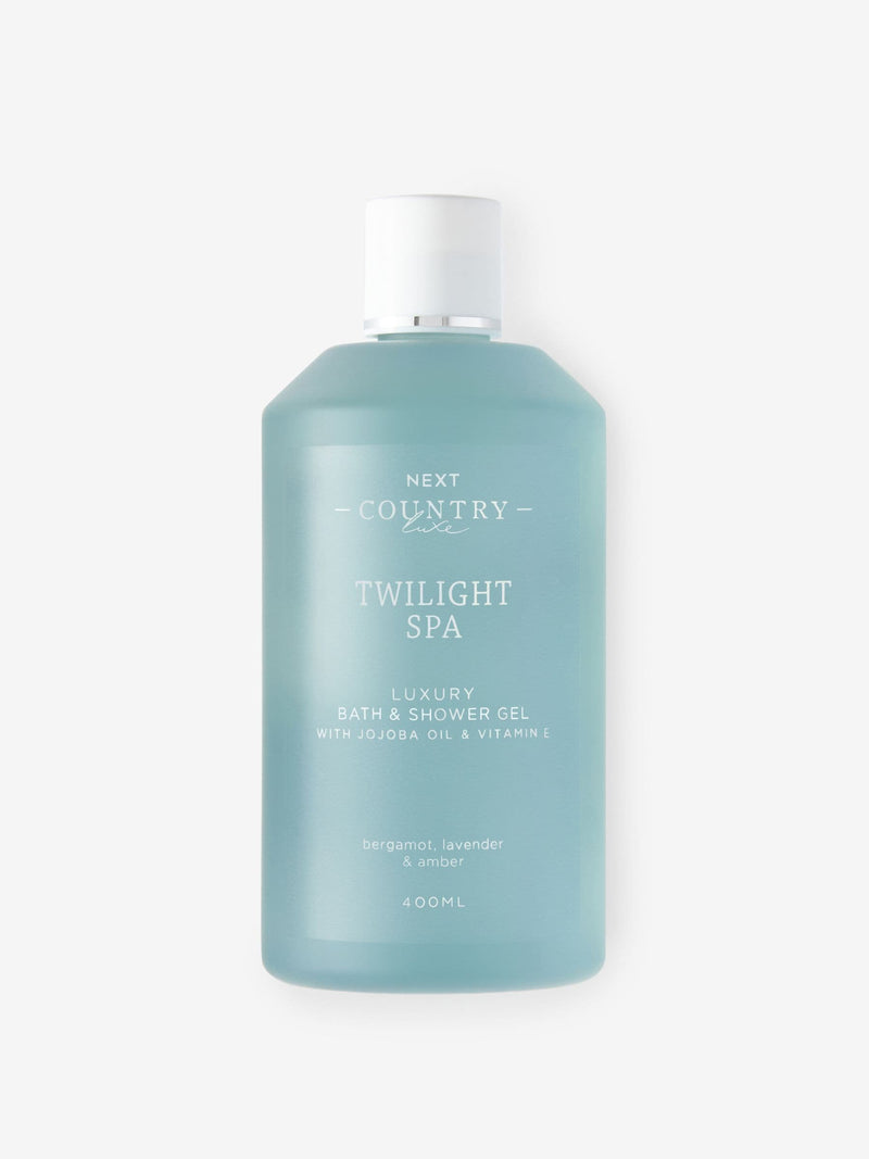 Country Luxe Twilight Spa Lavender Cardamom Shower Gel, imported from the UK
