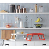 Argos Home mug tree and kitchen roll holder set in black (British brand)