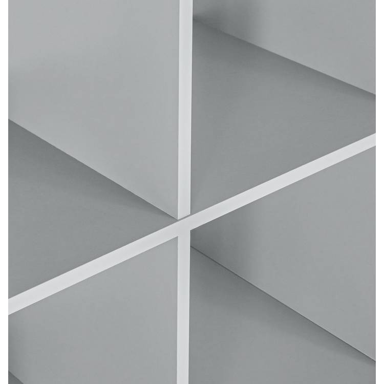 Habitat grey wood effect 4 cube storage unit - British product