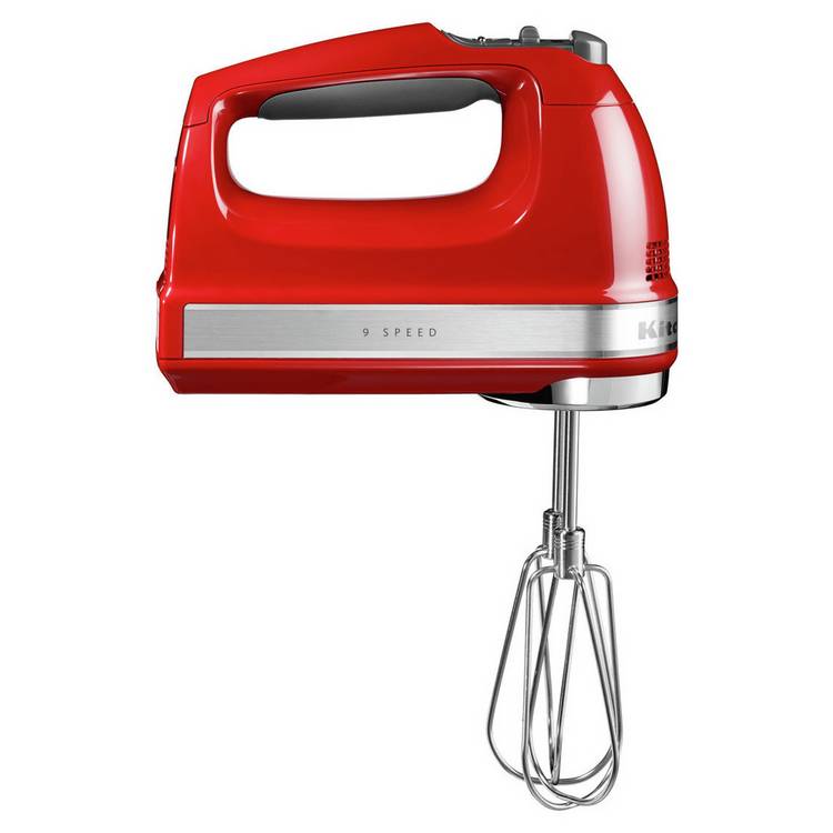 KitchenAid electric hand mixer Empire Red (British brand)