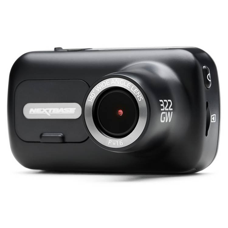 Nextbase 322GW 1080p Full HD dash cam, imported from the UK