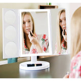 Rio LED magnification make-up mirror - British product