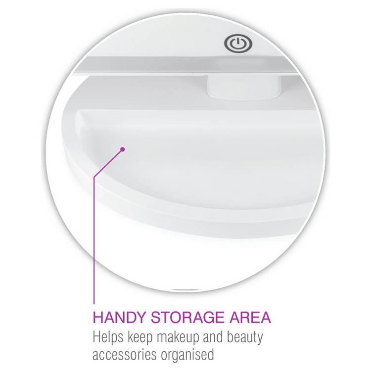 Rio LED magnification make-up mirror - British product