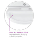Rio LED magnification make-up mirror - British product