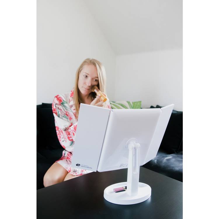 Rio LED magnification make-up mirror - British product