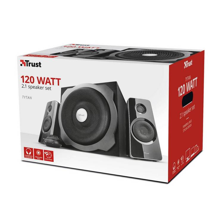 Trust Tytan 2.1 PC speaker set, UK version