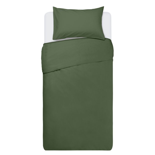 Habitat khaki bedding set single, imported from the UK