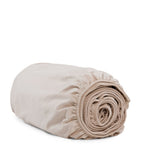 Hamam organic cotton sateen king fitted sheet 160x200cm (British brand)