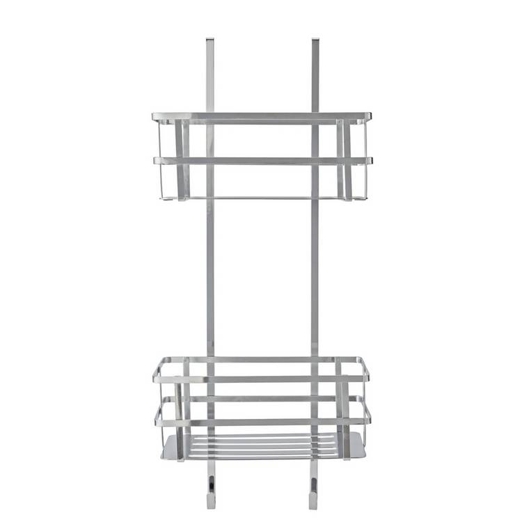 Argos Home 2-tier over door shower caddy chrome, UK version