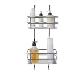 Argos Home 2-tier over door shower caddy chrome, UK version