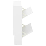 GFW narrow gloss white shoe cabinet for hallway storage (British brand)