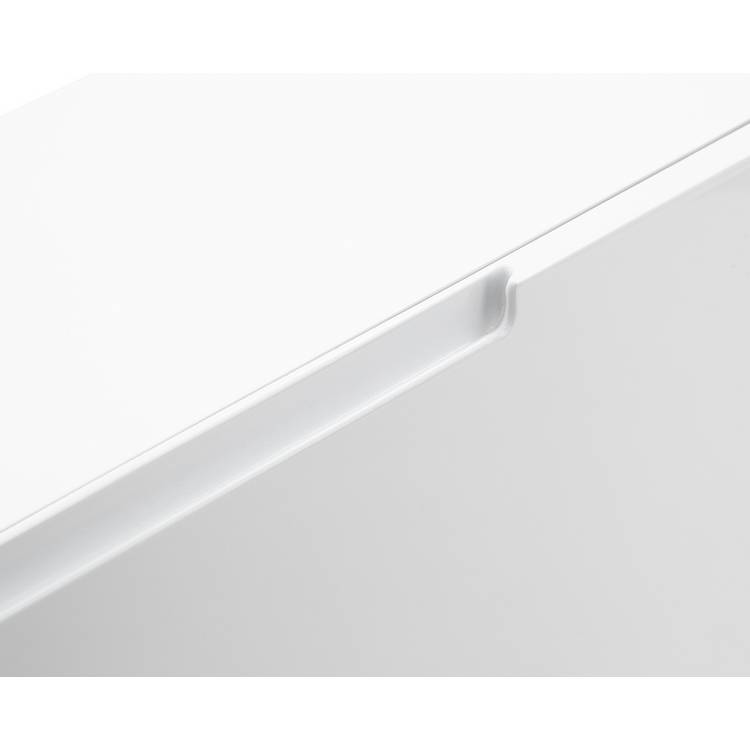 GFW narrow gloss white shoe cabinet for hallway storage (British brand)
