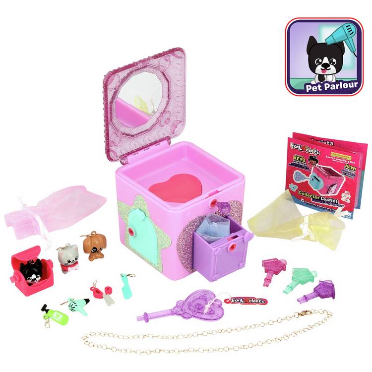 FunLockets Secret Jewellery Box with charms and surprises, imported from the UK