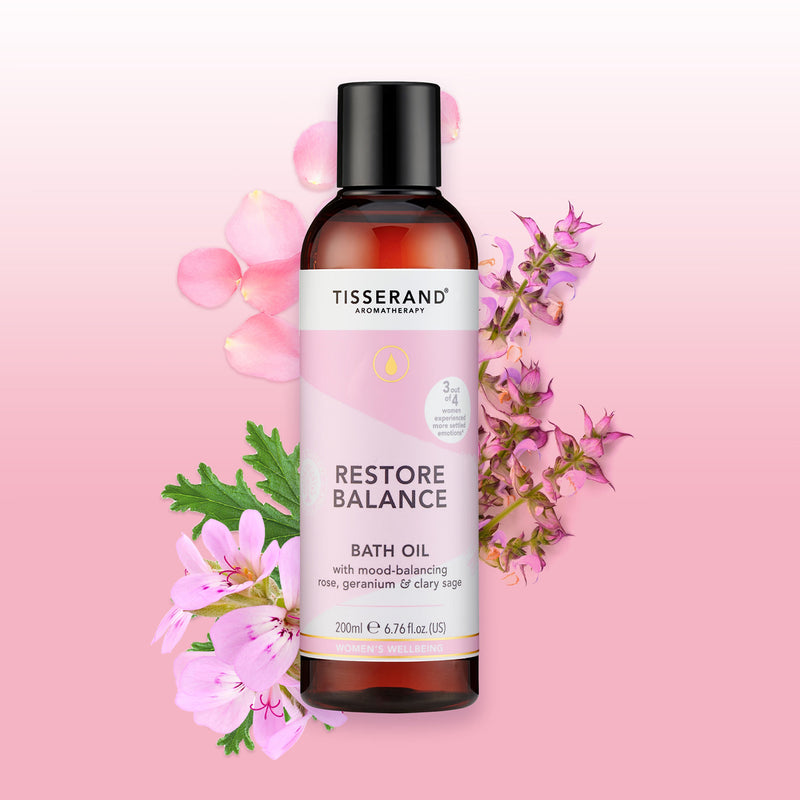 Tisserand Restore Balance bath oil 200ml (British brand)