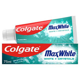 Superdrug Colgate Max White Crystal Whitening Toothpaste 75ml- Buy online at McGrocer