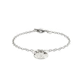 Moon & Back sterling silver bracelet I love you engraved 19cm - British product