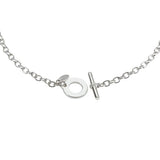 Moon & Back sterling silver bracelet I love you engraved 19cm - British product