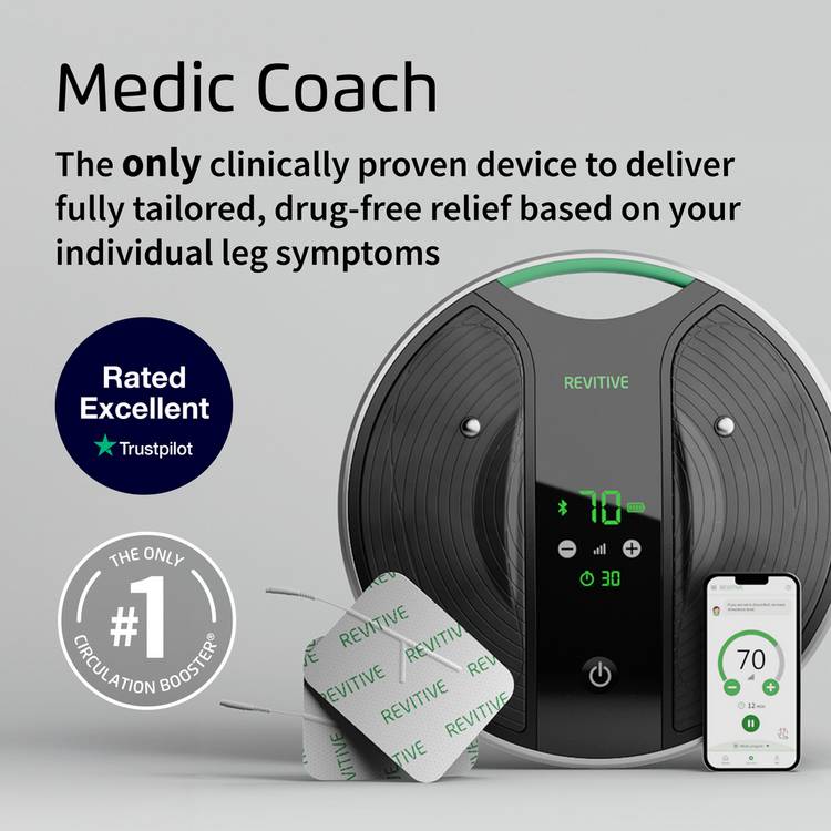 Revitive Medic Coach Smart Circulation Booster, imported from the UK