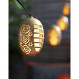 Argos Home solar string lights dancing flame 10-light, imported from the UK