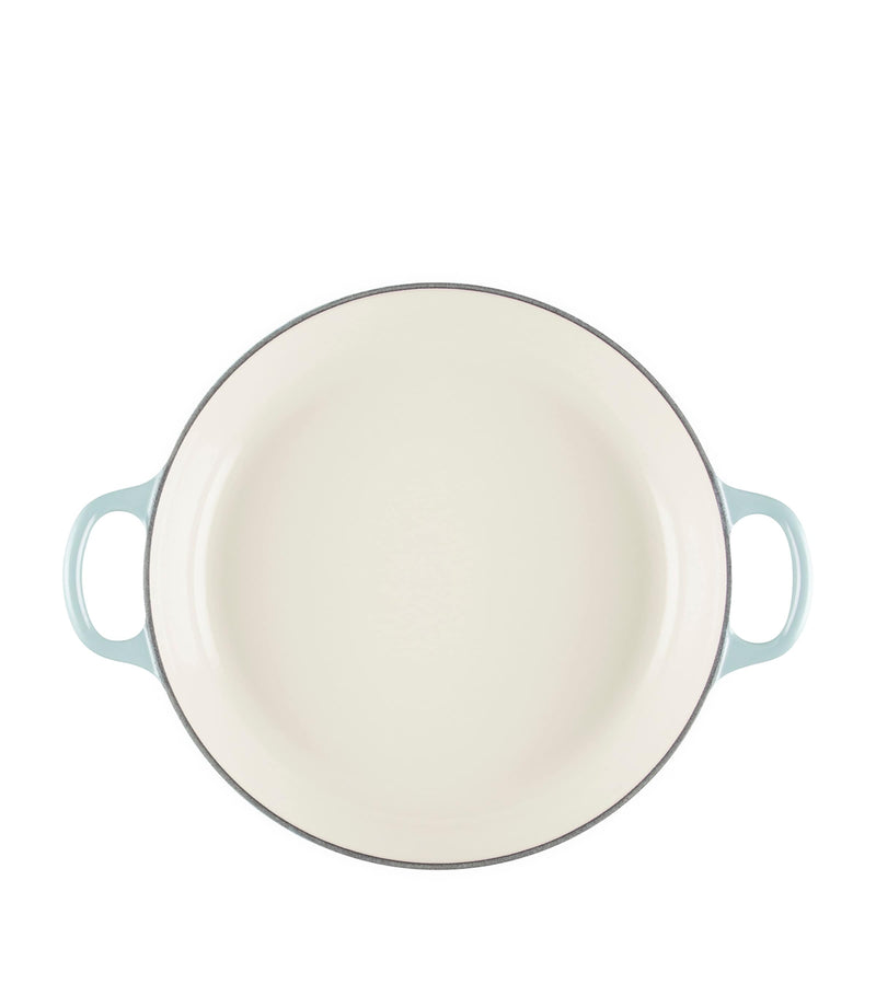Le Creuset cast iron petal shallow casserole dish 26cm, UK version