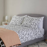Argos Habitat Penny Cotton Standard Pillowcase Pair - Black- Buy online at McGrocer