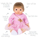 Tiny Treasures baby doll 44cm with puppy toy, UK version