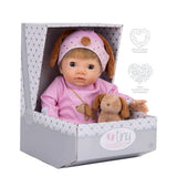 Tiny Treasures baby doll 44cm with puppy toy, UK version