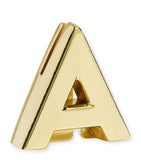 Moleskine gold-plated A notebook charm, imported from the UK