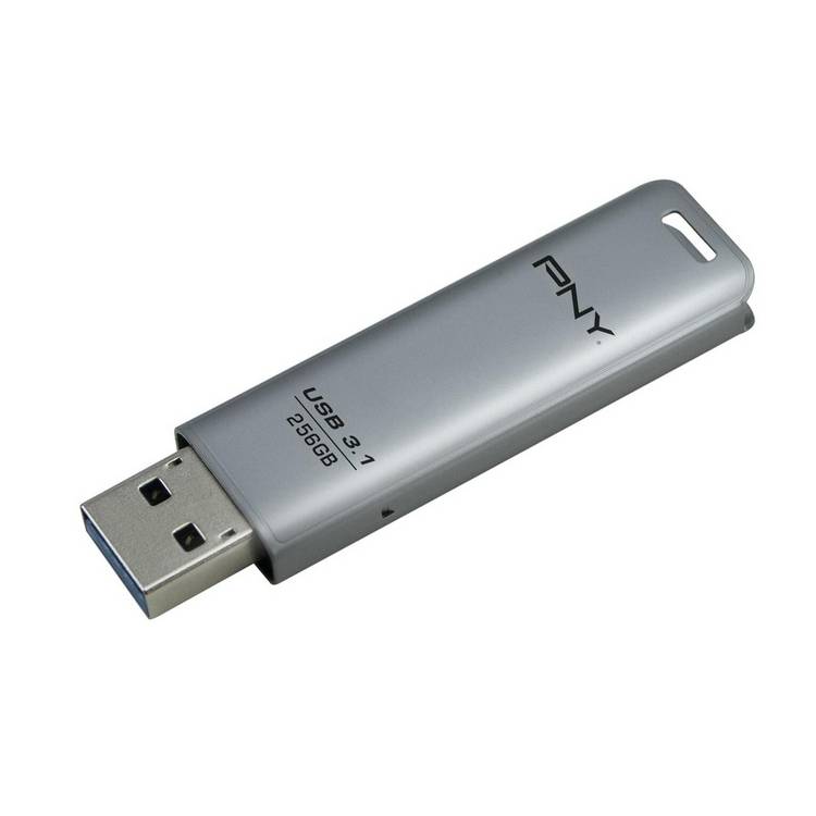 PNY Elite Steel USB 3.1 flash drive 256GB - British product