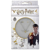 Harry Potter Snitch silver necklace and earring set (British brand)