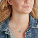 Harry Potter Snitch silver necklace and earring set (British brand)
