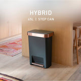 Argos Simplehuman 45 Litre Hybrid Pedal Bin - Green- Buy online at McGrocer