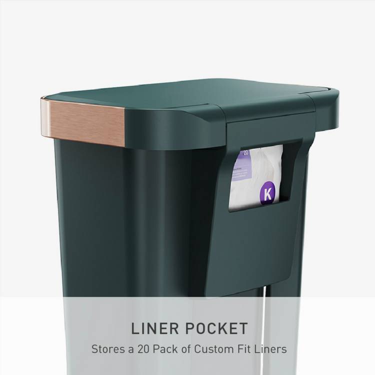 Simplehuman pedal bin hybrid 45 litre - British product