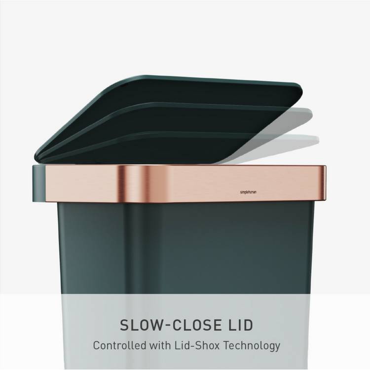 Simplehuman pedal bin hybrid 45 litre - British product